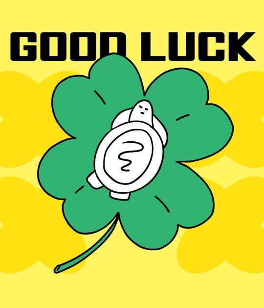 Good luck 라벨