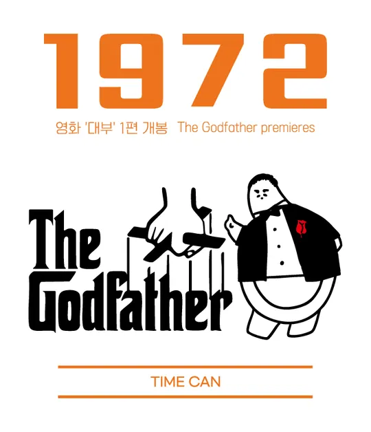 1972 라벨 — 영화 '대부' 1편 개봉